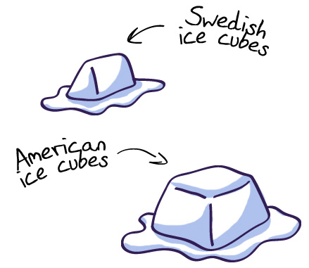 ice cubes